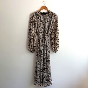 Banana Republic leopard print dress, size S